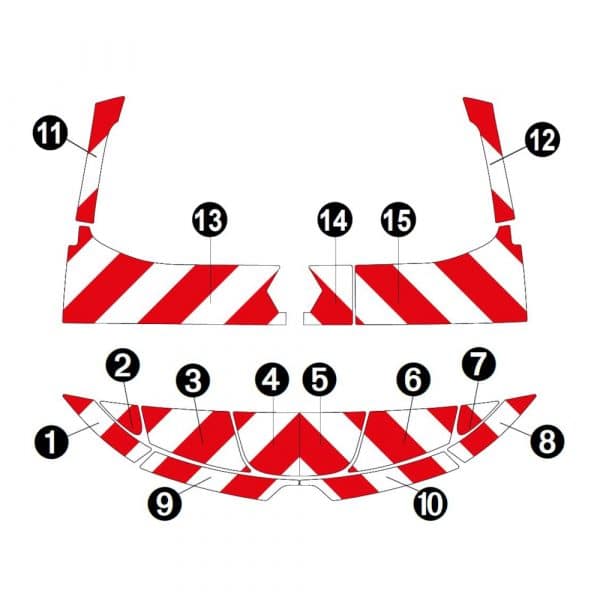 Kit Rouge-Blanc CL. A Standard - RENAULT Kangoo 2 Portes (2024) – Image 3